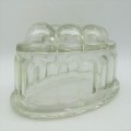 Vintage glass jelly mould