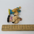 Set of 4 Wicked cool WWE wrestling Thumbpers figurines