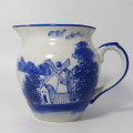Antique hand painted porcelain milk jug