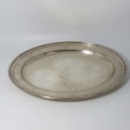 Vintage Silver plated tray - Oval