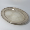 Vintage Silver plated tray - Oval