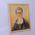 Very Unique Boer War Emily Hobhouse - Weldoenster 1899-1902 plaque - small chips - plaster paris