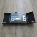 Vintage Standard Stereo Cassette player - working - speaker door hinge damaged