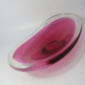Beautiful Murano glass bowl - size 32 x 18cm