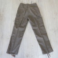 SADF Nutria combat trousers - Button missing - Size 32 - Inner leg 73 cm