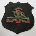 SA Army Artillery bullion wire badge