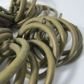 Lot of 35 brass curtain rings