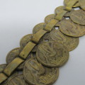 Vintage Egyptian necklace with imitation coins