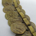 Vintage Egyptian necklace with imitation coins