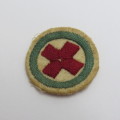 WW1 Red cross cloth badge
