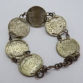 WW2 Egyptian coin bracelet - Some damage