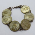 WW2 Egyptian coin bracelet - Some damage
