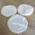 Lot of 3 SA Navy white hat covers - Size 56, 56 and 58 cm