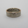 Ring made from 1994 American Quarter - Size L