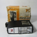 Vintage Popular V2 camera flash - working - lens cover cracked