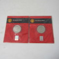 Lot of 5 Manchester United Old Trafford collectors medallions