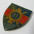 SADF 81 Technical stores shoulder badge