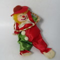 Vintage Russ Circus clown Christmas ornament