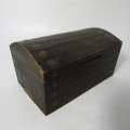 Vintage treasure chest shaped money box