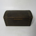 Vintage treasure chest shaped money box