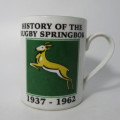1937 - 1962 History of the Springbok mug