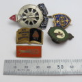 Lot of 5 Africana pin badges