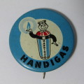 Vintage Handigas tinnie badge