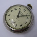 Vintage Westclox Zobo pocket watch - case ring missing - working