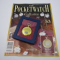 1920`s Style Red Star full hunter quartz pocket watch - Hachette pocket watch collection #53