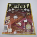 1920`s Style Red Star full hunter quartz pocket watch - Hachette pocket watch collection #53