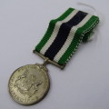 SA Police service Faithful Service  miniature medal
