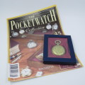 1750`s Style Oceanic full hunter quartz pocketwatch - Hachette pocketwatch collection #45 - Working