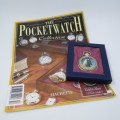 1970`s Style Golden Mane full hunter quartz pocketwatch - Hachette pocketwatch collection #57