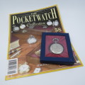 1950`s Style Mussel full hunter quartz pocketwatch - Hachette pocketwatch collection #58 - Working