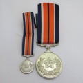 SADF General Service medal and miniature - #142269