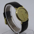 Raymond Weil 9140 Quartz18kt Gold electroplated mens watch - working