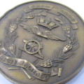 SADF Permanent Force medallion - issued to 1961 for 3rd Place in shot put Athletics Championship