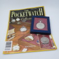 1910`s Style Sorbonne full hunter quartz pocketwatch - Hachette pocketwatch collection #34 - Working