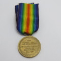 WW1 Victory medal - Name removed