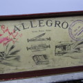 Vintage Allegro safety razor blade sharpener in box