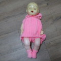 Vintage celluloid and plastic doll - 60cm