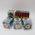 Vintage Atlas flash cubes - 3 cubes - 12 flashes - 2 flashes used