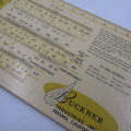 Lot of 4 vintage Sprinkler calculator cards