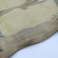 Pair of WW2 SA UDF uniform canvas puttees - Size 1