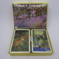 Monet Gallery Gardens playing cards - Bridge set