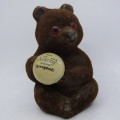 Vintage Hotel Ware Bear money box