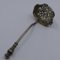 James Dixon silver plated sugar sifter spoon - scans as 90% silver but hallmark indicates silver pla