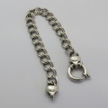 Sterling silver bracelet - Weighs 11,0 grams - Length 19,5 cm