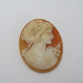 Vintage Cameo for jewellery - 22,7 mm x 30,1 mm