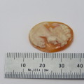 Vintage Cameo for jewellery - 19,6 mm x 24,4 mm